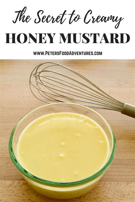 How To Make Honey Mustard Sauce Peters Food Adventures