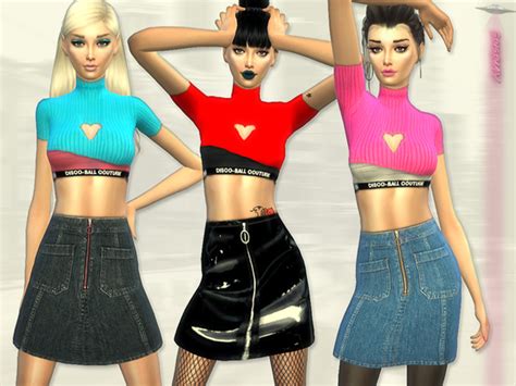 Discoball Couture Streetstyle Outfit By Simsimay At Tsr Sims 4 Updates