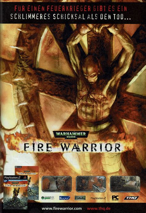 warhammer 40 000 fire warrior 2003 promotional art mobygames