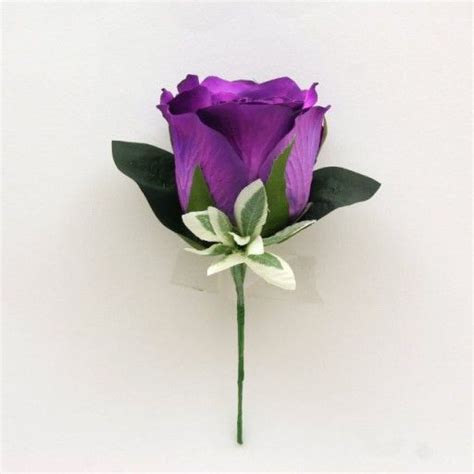 artificial silk wedding flowers purple rose buttonhole silk flowers wedding silk wedding