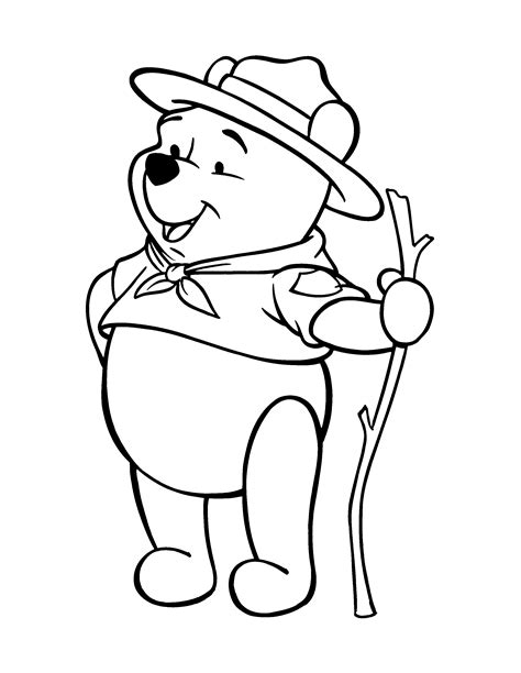 Coloring Pages Free Winnie The Pooh Coloring Pages