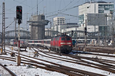 Eisenbahnbetrieb Deutschlandweit Pause In München Hbf Am