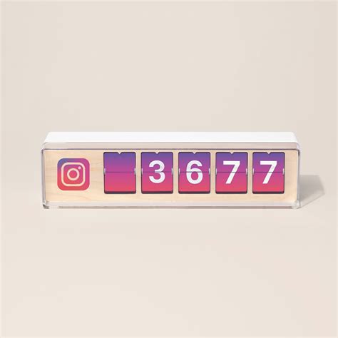 Instagram Follower Counter 5 Digits Smiirl Touch Of Modern