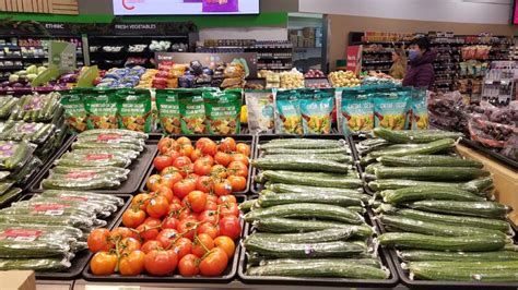 Produce Department Of Retail Store In Canada Editorial Stock Image