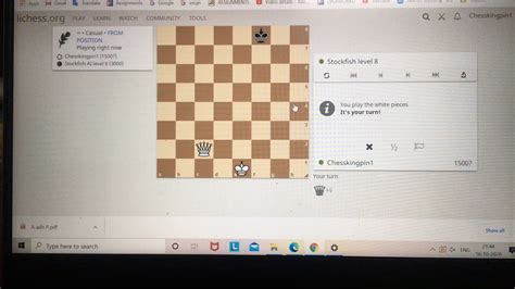 How To Checkmate With You Queen And King Youtube