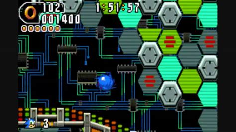 Sonic Advance 2 Techno Base Act 1 Special Rings Run Youtube