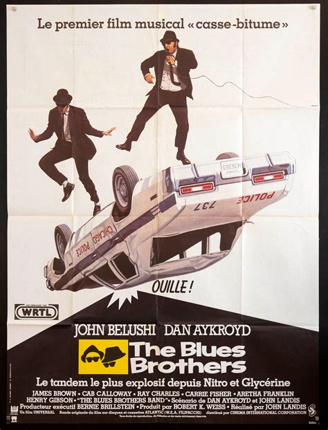 The Blues Brothers Movie Poster 1980 French 1 Panel 47x63