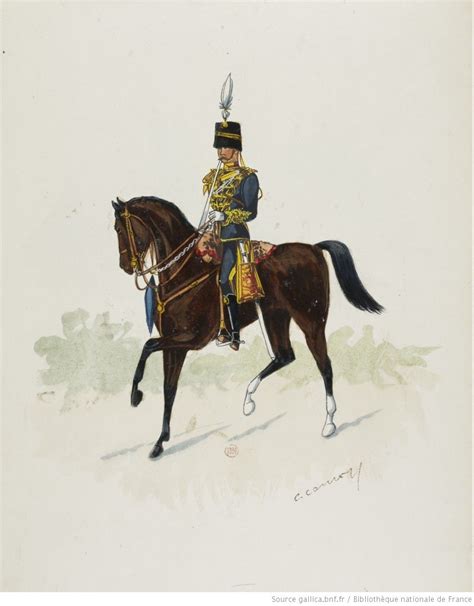 British7th Queens Own Hussars Officer C1890 By Charles Conroy