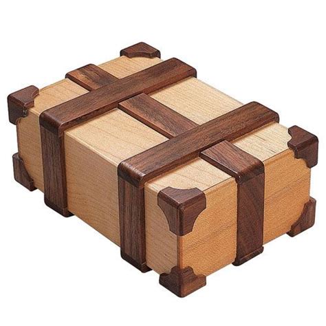 Kamei Treasure Chest Wood Puzzle Box Wood Puzzles Woodworking Box