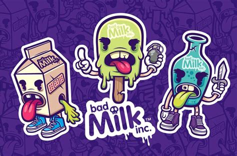 Bad Milk Inc By Cronobreaker On Deviantart In 2020 Graffiti