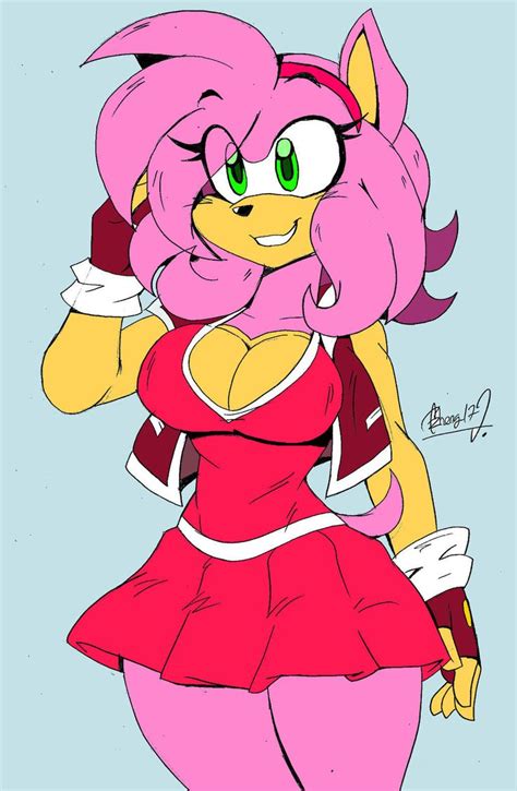 Amy Rose Akatsuki Style Sonic The Hedgehog Amy Rose Rose Sketch