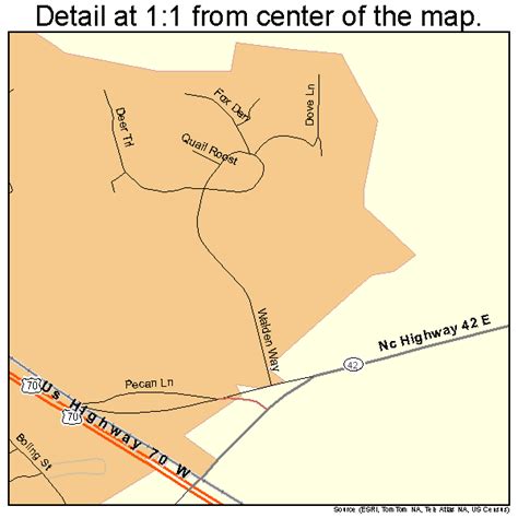 Clayton North Carolina Street Map 3712860