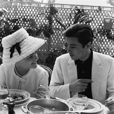 With Romy At Cannes In 1962 Romy Schneider Alain Delon Cannes Film