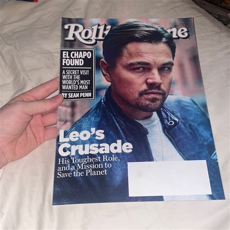 Office Leonardo Dicaprio Rolling Stones Leos Crusade Magazine Poshmark