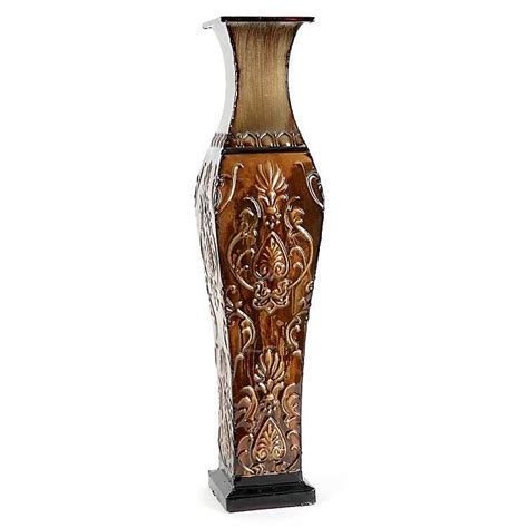 Champagne Metal Floor Vase From Kirkland S In 2020 Floor Vase Metal Floor Floor Vase Decor