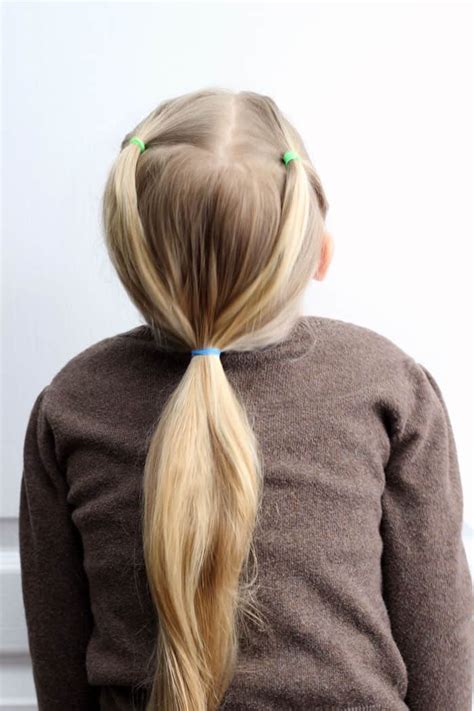 When you have no time to wash your hair tie it into a pony tail. 5 Minute School Day Hair Styles - FYNES DESIGNS | FYNES ...