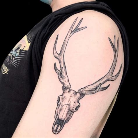 Top 59 Best Deer Skull Tattoo Ideas 2021 Inspiration Guide
