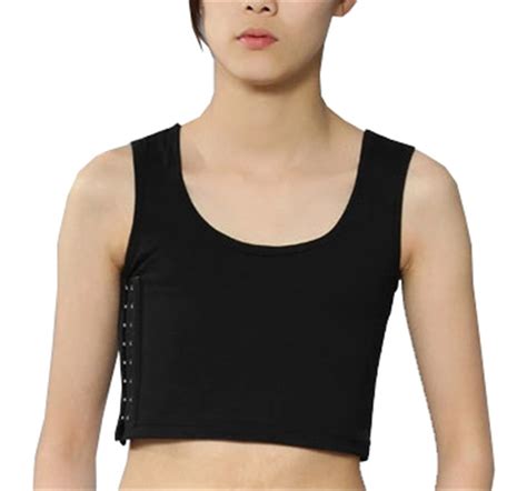 Buy Breathable Super Flat Les Lesbian Tomboy Compression Rows Clasp Chest Binders With Elastic
