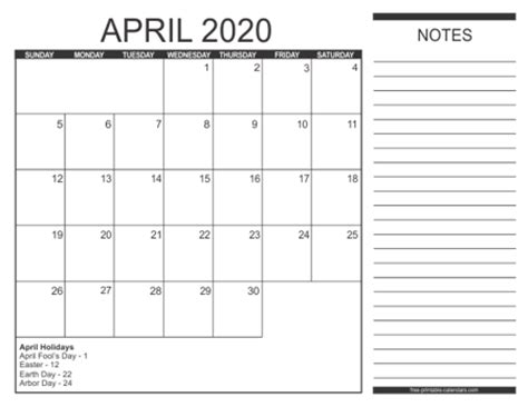 Printable calendars are able to have a number of lovely designs. 2020 Calendar Templates - Free Printable Calendars