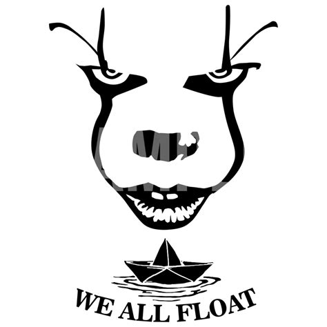 Pennywise Face Boat SVG and PNG