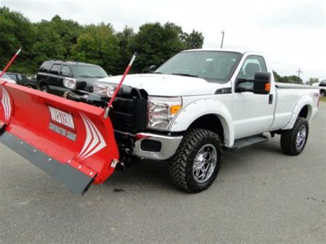 Buy Used 2014 Ford F 350 Hd Western Snow Plow Truck Rebuilt Salvage