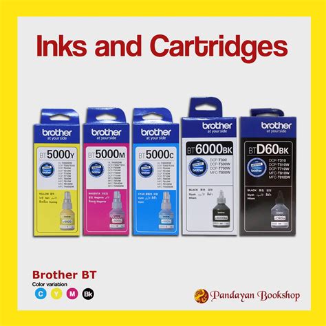 Brother Printer Genuine Ink Refill Bt5000 Cmy 488 Ml Bt6000