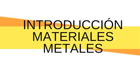 Jclic Intro Tema Metales 2º Eso Tecnología