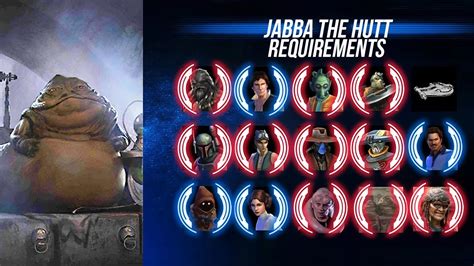 Complete Jabba The Hutt Galactic Legend Requirements Predictions Bib