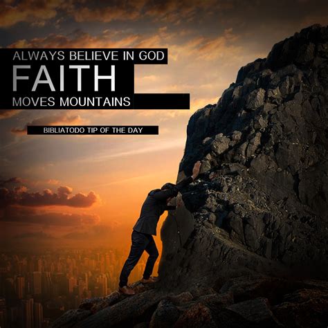 Always Believe In God Faith Moves Mountains Christian Pictures