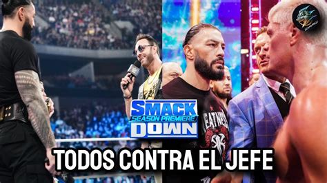 Encaran A Roman Reigns Wwe Friday Night Smackdown Season Premiere