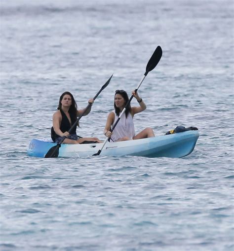 Olivia Munn In A Kayak Whilst On Vacation In Hawaii 05 Gotceleb
