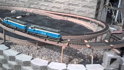 View Of My Entire G Scale Layout Youtube