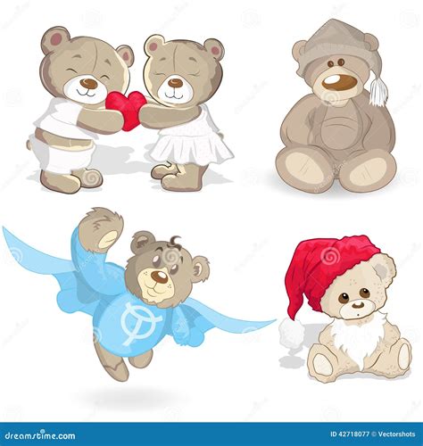 Teddy Bears Vectors Stock Illustration Illustration Of Bear 42718077