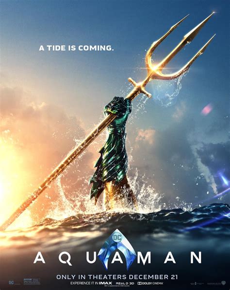 New Aquaman Poster With Tease For A New Trailer Tomorrow Comicbookmovies