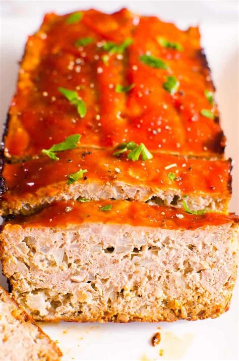This Ground Turkey Meatloaf With Simple Ketchup Glaze Is Juicy Easy