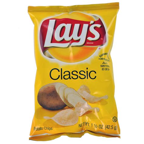 Lays Classic Potato Chips 15 Oz 64 Count