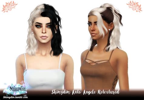 Anto Angèle Hair Retexture At Shimydim Sims Sims 4 Updates