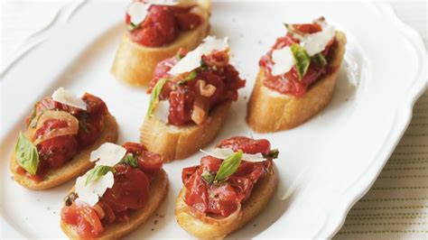 Roasted Tomato Bruschetta Recipe