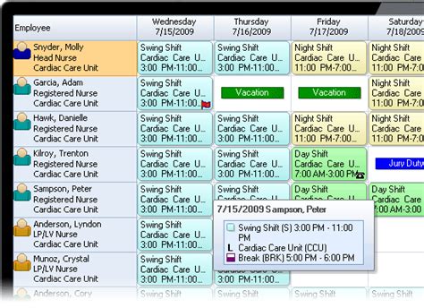 Medical Staff Scheduling Software For Hospitals Medical Centers