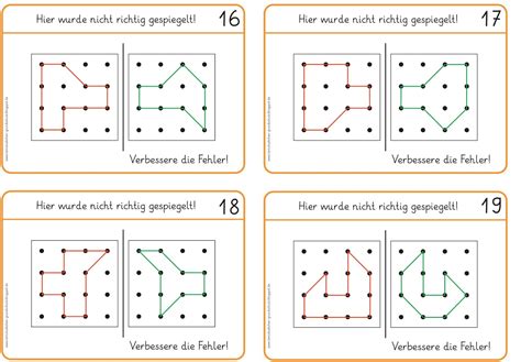 Geobretter vorlagen werden für eine vollständige nutzung der durch maria montessori entwickelten geobretter benötigt. Lernstübchen: Spiegeln am Geoabrett - Fehler finden (2)