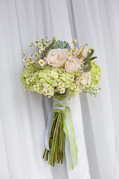 Beautiful Loose Wildflower Bouquet Soft Pale Colors With A