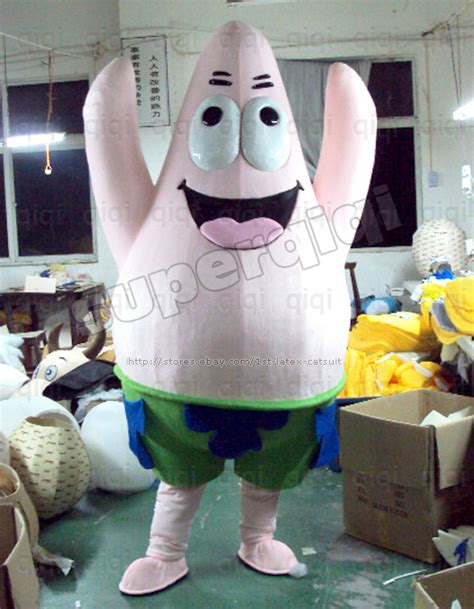 Patrick Star Mascot Costume Adult Size Spongebob Suit