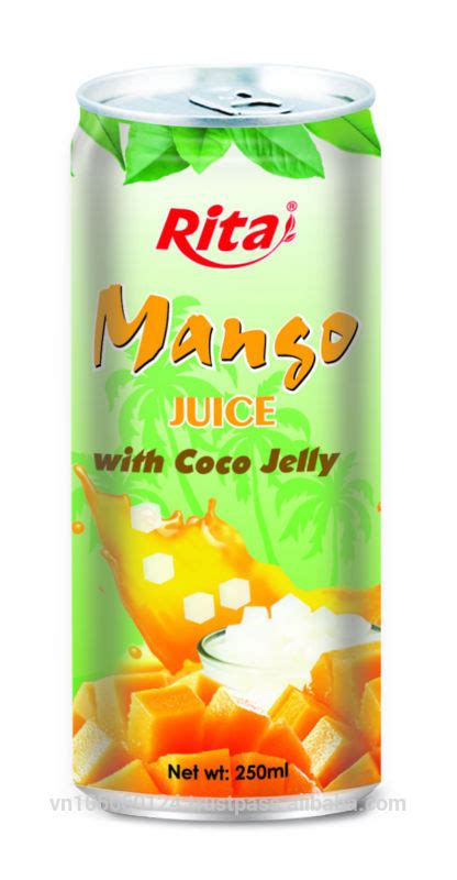 Pure Mango Juice With Coco Jelly Productsvietnam Pure Mango Juice With