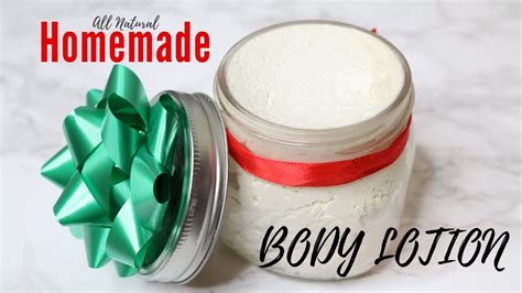 Homemade Body Lotion All Natural Youtube