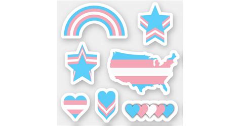 Trans Pride Designs I Sticker Zazzle