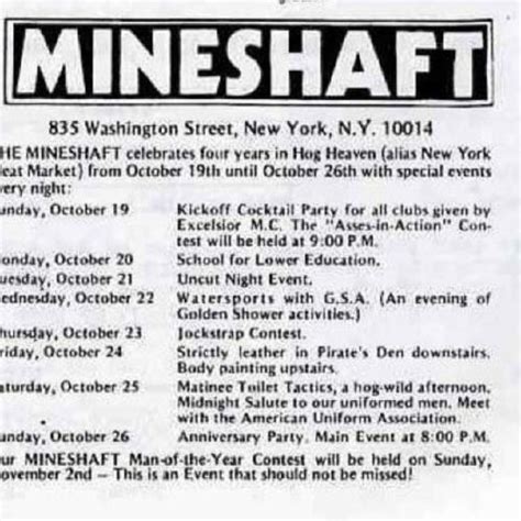 Mineshaft The Most Legendary And Infamous Cruising Bar