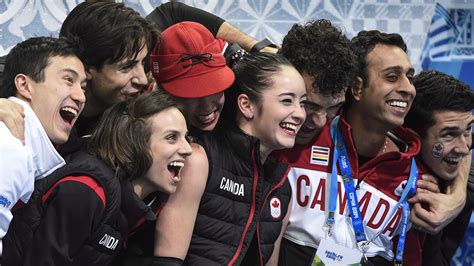 Canada Skates To Silver In First Olympic Team Figure Skating Event Team Canada Official