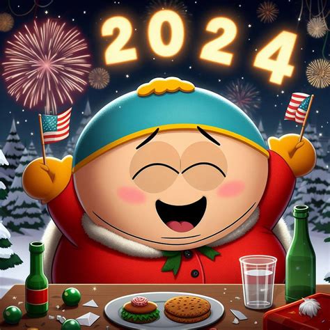 Eric Cartman Celebrating New Years 2024 2 By Jesse220 On Deviantart