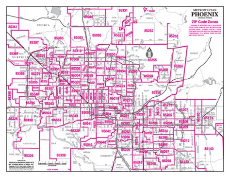 Zip Code Map Of Phoenix Metro Area America Map Game