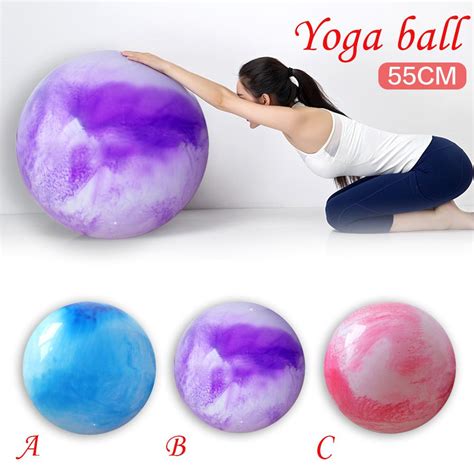 55cm New Cloud Color Thick Yoga Balls Pilates Fitness Gym Balance